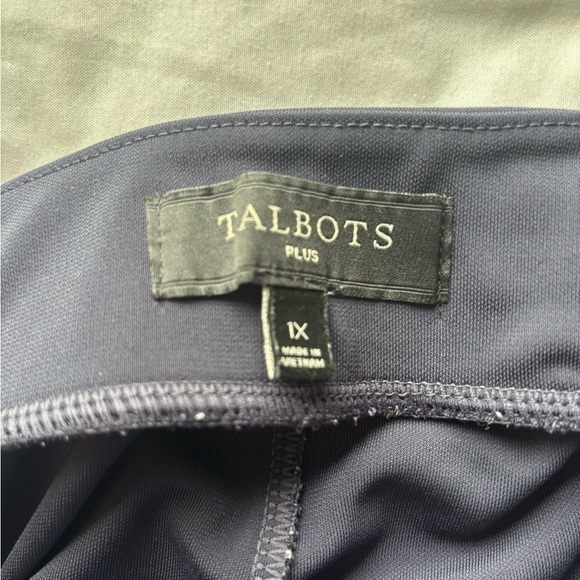 Talbots 2 pieces cardigan2X with matching pants 1X Navy - Picture 8 of 8